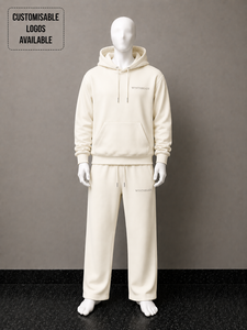 Conjunto de Felpa Premium Personalizado de 300-500GSM para Hombre: Sudadera con Capucha y Pantalones Deportivos Oversize de 2 Piezas - Product Image 3