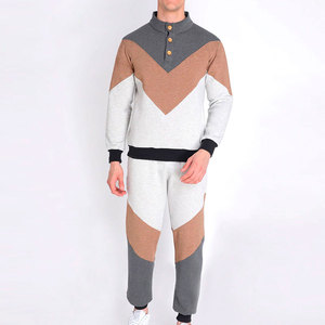 Conjunto Deportivo de Dos Piezas para Hombre, Corte Ajustado, Nueva Moda 2026, Ropa Deportiva Masculina, Color Sólido, Alta Calidad, Fabricante OEM - Product Image 1