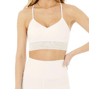 Ensemble de yoga pour femmes, style 2024, taille élastique, logo sur le devant, 2 pièces, vêtements de sport extensibles et respirants pour la salle de sport et le fitness - Product Image 5