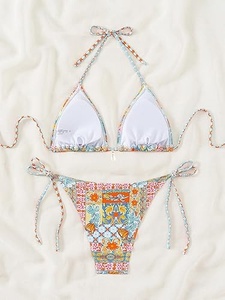 Ensemble de lingerie sexy pour femmes, soutien-gorge et bikini en dentelle, effet push-up - Product Image 3