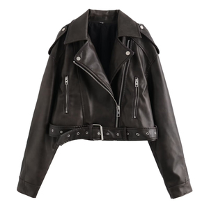 Veste bomber pour homme en cuir véritable noir imperméable, respirante et coupe-vent, doublure en fausse fourrure marron, col rabattable, fermeture éclair - Product Image 1