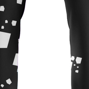 Pantalon de survêtement noir pour homme LAMA INDUSTRIES, coupe droite, imprimé, design croisé, fermeture éclair, léger, en lin/coton sergé, pantalon décontracté - Product Image 4