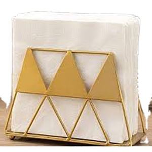 High Quality Metallic Handkerchief and <b>Napkin</b> <b>Holder</b> for Home and Kitchen Table Decor for Parties - Product Image 1