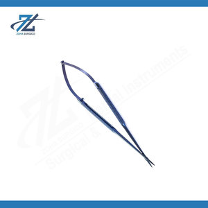 Ciseaux microscopiques de type Mueller 12 cm, ciseaux de dissection chirurgicale de précision, acier inoxydable, instrument réutilisable, fabricant Pakistan - Product Image 2