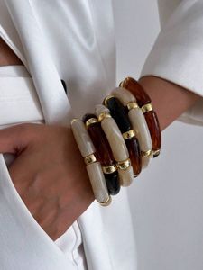 resin link Florescent Statement Chain Large Matte Link <b>Bracelet</b> for Women Chunky Color Acrylic Resin Link Chain <b>Bangle</b> <b>Bracelet</b> - Product Image 4