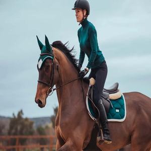 Voile anti-mouches pour chevaux de haute qualité, insonorisant, en polyester, avec logo et emballage personnalisés, faible MOQ - Product Image 5