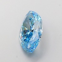 Diamant de laboratoire Marquise bleu vif fantaisie de 2,53 carats, certifié IGI, VS1, coupe EX, polissage excellent, pierre synthétique CVD, bijou élégant