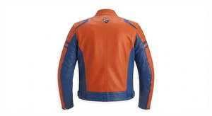 MotoCP Rucati <b>Racing</b> <b>Jacket</b>/Chaqueta Stylish Leather Riding Gear Protection Level 2 CE Certified - Product Image 2