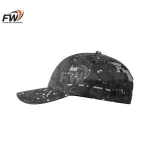 Casquette de camionneur camouflage marron 6 panneaux unie de haute qualité pour l'été, style 112, vente en gros - Product Image 3