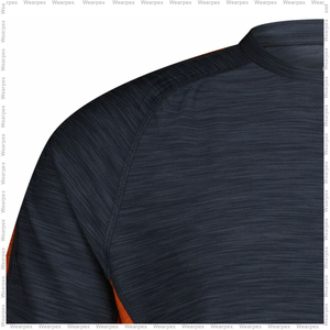 T-shirt de sport pour homme en polyester, respirant, à manches longues, coupe ajustée, idéal pour la course et l'entraînement, personnalisable, vente en gros - Product Image 4