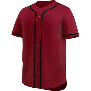 Camisetas de Béisbol Transpirables para Equipos, Poliéster Premium con Propiedades de Absorción de Humedad, Cierre de Botones en la Parte Delantera, Paneles Ventilados en la Parte Trasera - Product Image 2