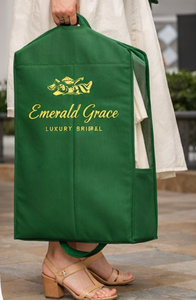 Wholesale Custom logo Natural Cotton Eco Friendly <b>Zip</b> Lock Hanging Suit Cover Muslin Garment Bag with Ribbon Handle - Product Image 5