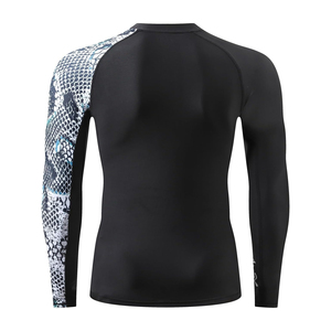 High Performance <b>Mens</b> Rash Guard Full Sleeve Breathable Gym <b>Compression</b> <b>Shirt</b> Manufacturer Supply - Product Image 2