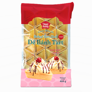 Factory OEM/ODM Wholesale High Quality Baked Tart Frozen Dessert Baked Egg Tart Shell YA03 468G Bakery Using HALAL Hot Selling - Product Image 1