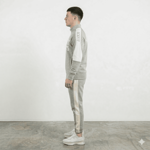 ชุดวอร์มผู้ชายดีไซน์สวย ทรงหนา สวมใส่สบาย สไตล์ไฮสตรีท สำหรับฤดูใบไม้ร่วงและฤดูหนาว ขายส่ง ผ้าฝ้ายฟลีซ 100% - Product Image 5