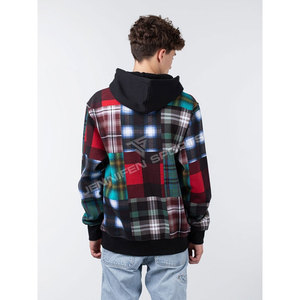 Sudadera con Capucha Unisex de Franela de Lana de 360 GSM, Multicolor, Gruesa, Transpirable, Informal, Personalizada, para Invierno, Talla Grande para Hombre - Product Image 5