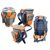 black and red padded Djembe drum bags designed to protect and transport African drum