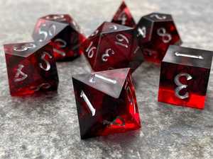 Modern Resin Polyhedral <b>Dice</b> <b>Set</b> 7-Piece Eco-Friendly Durable Smooth Finish for Gaming Tradebyd - Product Image 1