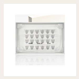 Extensions de cils abonnie Olrio sans colle, cils individuels, pack unique PLUS transparents courts, 2 types, choisissez 1 type d'extensions de cils - Product Image 1