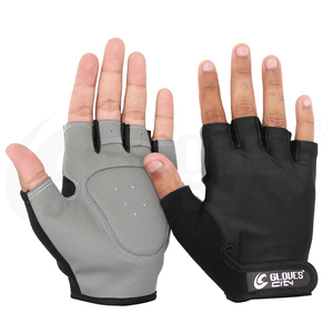 Unisex Customized Polyester Gym Half Finger Non-Slip Breathable Lightweight Durable Fitness Gloves Full Palm Design Weight - Product Image 1