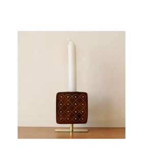 Support de bougie minimaliste en bois fait main pour mariage, événement festif, élégant support de bougie chauffe-plat pour décoration intérieure et table - Product Image 5