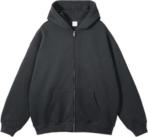 Sweat-shirts pour hommes, nouvelle tendance, vêtements d'extérieur d'hiver, épais, chauds, coupe-vent, avec cordon contrastant, poche kangourou, confortables, basiques, pour tous les jours - Product Image 1