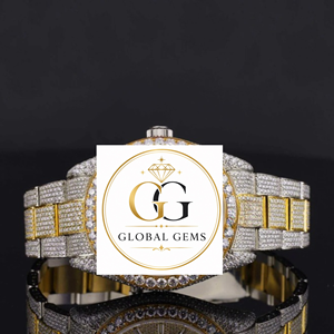 Top Quality Iced Out Gold Diamond Watch Designer Sparkling Timepiece for Nightlife and Parties Available for Worldwide Supply - Product Image 1