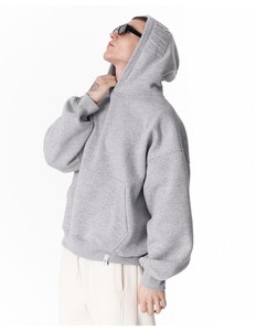 Sweat à capuche de haute qualité 100% coton, style streetwear, anti-rétrécissement, pour hommes, en vente à bas prix - Product Image 3
