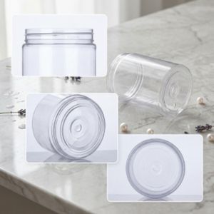 Pot rond transparent en PET de 280 ml – Emballage cosmétique avec couvercle à vis pour crème et bougie – Fabricant vietnamien - Product Image 3