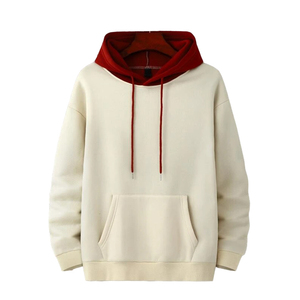 Sweat-shirt à capuche oversize personnalisé en coton doux, coupe décontractée, en molleton épais, usine OEM ODM - Product Image 1