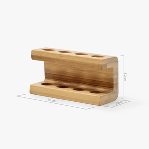 Wood Tooth Brush Holder Customizable Home Hotel <b>Bathroom</b> High Quality Wood Wall Mounted Toothbrush and Toothpaste Holder - Product Image 2
