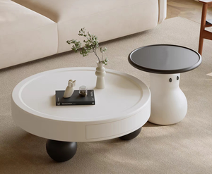 Table basse de salon de luxe minimaliste, design haut de gamme style villa - Product Image 1