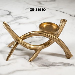 Porte-bougie en bambou de haute qualité pour la décoration de la maison, fait à la main, pour Noël, les mariages - Product Image 1