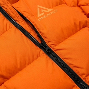 Veste matelassée à capuche orange pour homme, veste d'hiver chaude et légère, imperméable, pour l'extérieur, One Apex - Product Image 4