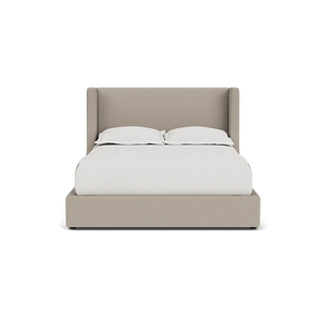 Minimalist Solid Wood Panel <b>Bed</b> <b>Frame</b> | KD Flat Pack Craftsman Bedroom Furniture - Product Image 1