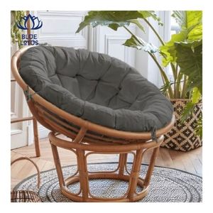 Silla Papasan de Primera Calidad 2026 con Estructura Tejida y Asiento Acolchado para Descanso y Meditación, Diseño Estable - Product Image 2