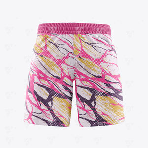 กางเกงขาสั้นชายหาดทรงฮิปสเตอร์เอวยางยืดพิมพ์ลายแบบรีดร้อน ป้องกันรอยยับ มีกระเป๋าข้าง - Product Image 1