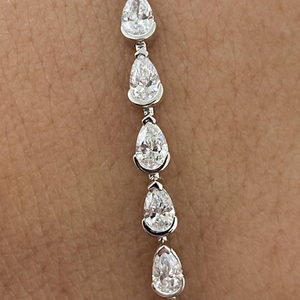 Real <b>Gold</b> Lab Grown Diamond Bracelet 10K 14K 18K IGI Graded Ethical Jewelry Yellow <b>Rose</b> White <b>Gold</b> Luxury Gift Ideas - Product Image 3