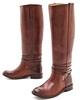 Professional Horse Riding <b>Boots</b> Long Leather Equestrian <b>Boots</b> for Men Women Comfortable top Durable Anti Slip Sole - Product Image 5