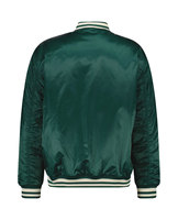 Blouson Bomber de Baseball Sportif en Satin 100% Polyester, Personnalisable en Gros, Respirant, Imperméable et Écologique, pour le Printemps