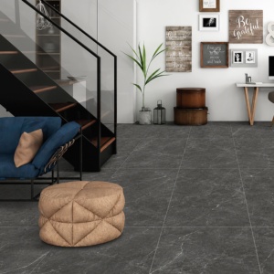 Carreaux de porcelaine modernes à finition sucre sculptée 600x1200mm, texture pierre, antibactériens, antidérapants, adhésifs, pour usage hospitalier intérieur - Product Image 1