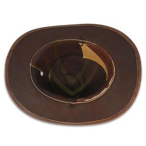 หมวกคาวบอยหนังแท้สไตล์ตะวันตกแบบสั่งทำพิเศษ / หมวกคาวบอยหนังแท้สำหรับผู้ชายแบบแห้งเร็ว ขายส่งจากผู้ผลิตชั้นนำ - Product Image 6