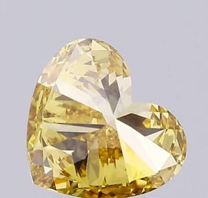 Diamante Cultivado en Laboratorio de Color Amarillo Intenso, Forma de Corazón, Claridad VS1, 1.57 CT/PC, para Joyería, Anillos y Colgantes Personalizados - Product Image 4