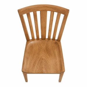 Chaise de salle à manger contemporaine en teck massif, écologique, avec dossier à lattes, imperméable et stable, pour la maison, le bureau, l'hôtel, le parc, la villa - Product Image 4