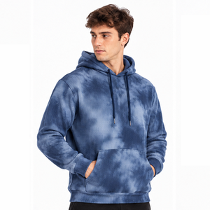 Sweat à capuche en maille gaufrée pour homme, manches longues, pull thermique, streetwear décontracté, mode hiver, sweat à capuche personnalisé, vêtements en gros - Product Image 6
