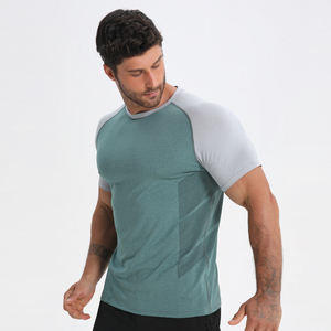 Men's Fitness Workout Gym Tee Running Tee Mens Yoga Tshirt Mens Athletic <b>Shirt</b> for men - Product Image 6
