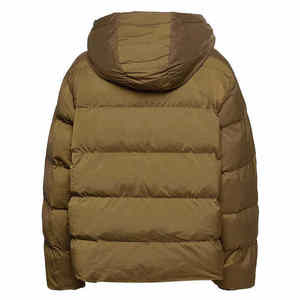 Custom Logo Outdoor Male Padded Men's Quilted Puffer <b>Bubble</b> <b>Coat</b> Warm Winter Jackets for Man with chenille embroidery patch logo - Product Image 2