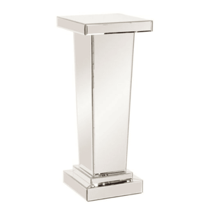 Mesa Consola Moderna de Acero Inoxidable con Pedestal, Mesa Auxiliar Rectangular, Mostrador de Recepción para Sala de Estar, Vestíbulo de Hotel - Product Image 1
