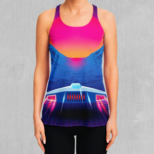 Camisetas sin mangas de verano con logo personalizado, color sólido, estampadas por sublimación, de alta calidad para mujer, en oferta. - Product Image 1