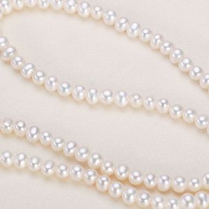 Collar de Cadena de Clavícula con Perlas de Agua Dulce de Alta Calidad, Plata S925, Lago Zhuji Shanxia, para Mujer, Cadena de Amor - Product Image 3